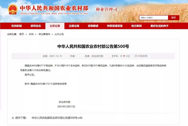 喜報(bào)：吉林云天化種業(yè)11個(gè)玉米品種通過國(guó)家審定
